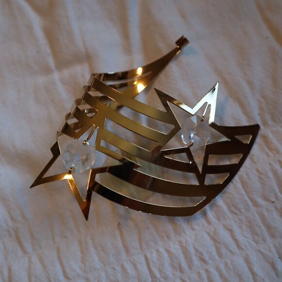 Mascot Crystal Delight 24k Gold Patriotic Stars - Picture 3 of 3
